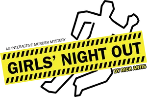 Girls Night Out Murder Mystery Graphic PNG Image