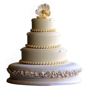 Glamorous Wedding Cake Png Wxr PNG Image