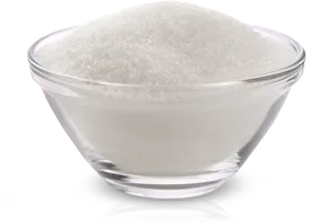 Glass Bowlof Sugar PNG Image