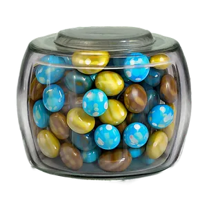 Glass Candy Jar Png 06292024 PNG Image