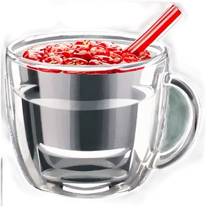 Glass Cup With Straw Png Daw PNG Image