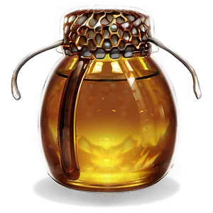 Glass Honey Pot Png Klx PNG Image