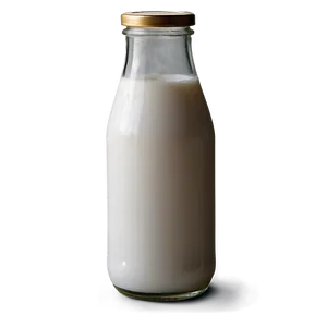 Glass Milk Bottle Png 11 PNG Image