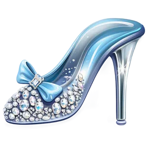 Glass Slipper With Diamond Accents Png 06132024 PNG Image