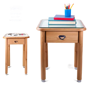 Glass Top Student Desk Png Kdb4 PNG Image