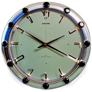 Glass Wall Clock Png 86 PNG Image