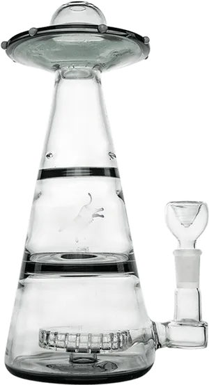 Glass Water Bong Transparent Background PNG Image