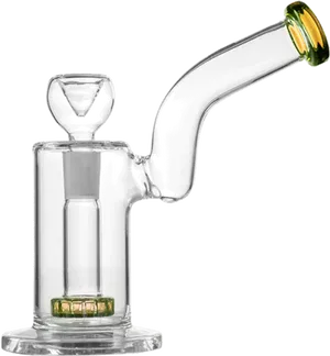 Glass Water Pipe Bong PNG Image