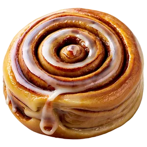 Glazed Cinnamon Roll Treat Png Dnv6 PNG Image