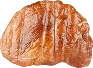 Glazed Ham Slice PNG Image