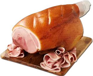 Glazed Hamon Cutting Board PNG Image