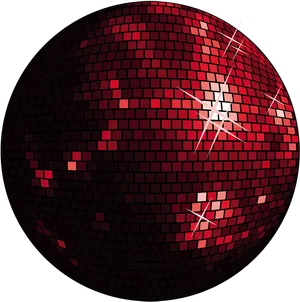 Gleaming Disco Ball Nightlife PNG Image