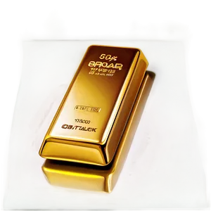 Gleaming Gold Bar Png Rgh PNG Image