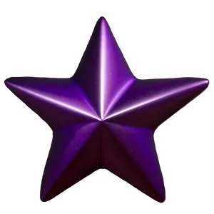 Gleaming Purple Star Symbol Png 06252024 PNG Image