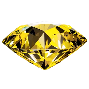 Gleaming Yellow Diamond Gem Png Ufr PNG Image