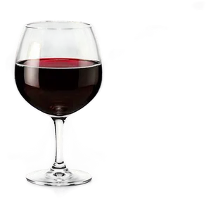 Glistening Red Wine Glass Png Fme13 PNG Image