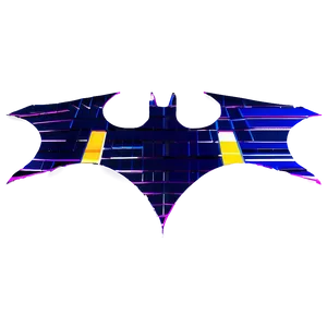 Glitch Art Batman Logo Png Iyw PNG Image