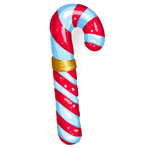 Glitter Candy Cane Christmas Png 06292024 PNG Image