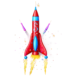 Glitter Firework Rocket Png Xvh PNG Image