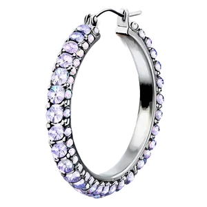 Glitter Hoop Earring Png 91 PNG Image