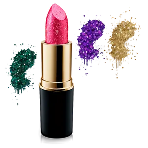 Glitter Lipstick Sparkle Png 2 PNG Image