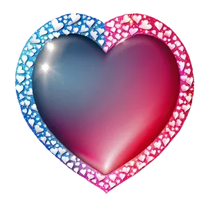 Glitter Love Heart Png 41 PNG Image