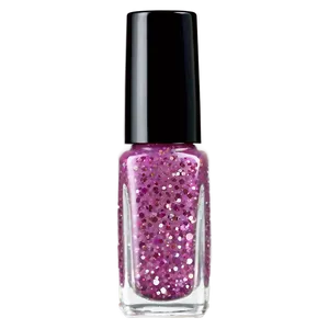 Glitter Nail Polish Bottle Png 06292024 PNG Image