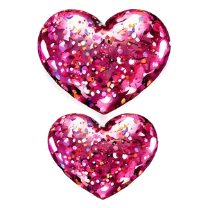 Glitter Pink Heart Emoji Png 66 PNG Image