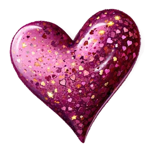 Glitter Pink Heart Emoji Png 87 PNG Image