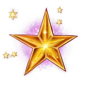 Glitter Star Clipart Png Cmb PNG Image