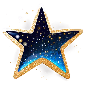 Glitter Star Clipart Png Tjd7 PNG Image