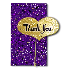 Glitter Thank You Stickers Png Tqh31 PNG Image