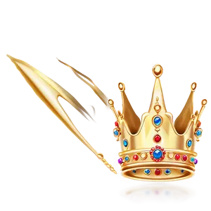 Glittering Golden Crown Png 06282024 PNG Image