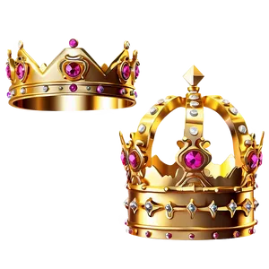 Glittering Golden Crown Png Xeo57 PNG Image