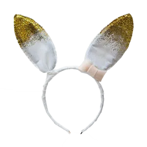 Glittery Bunny Ears Headband.png PNG Image