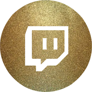 Glittery_ Twitch_ Logo PNG Image