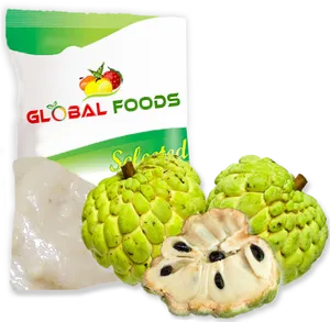 Global Foods Selected Custard Apple Packaging PNG Image