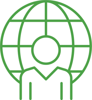 Global Human Icon PNG Image
