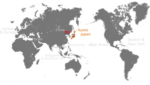 Global Innovation Hubs Map PNG