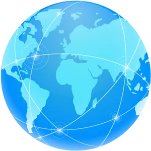 Global Network Graphic PNG Image