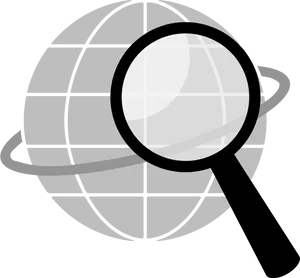 Global Search Icon PNG Image