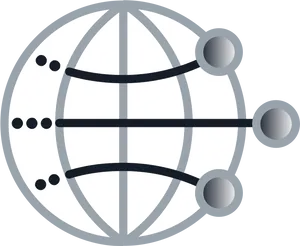 Global Travel Network Icon PNG Image