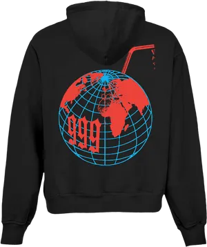 Globe Design Hoodie999 PNG Image