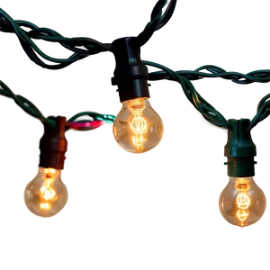 Globe String Lights For Christmas Png Qxn27 PNG Image