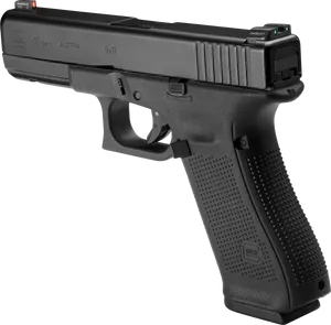 Glock17 Gen5 Side View PNG Image