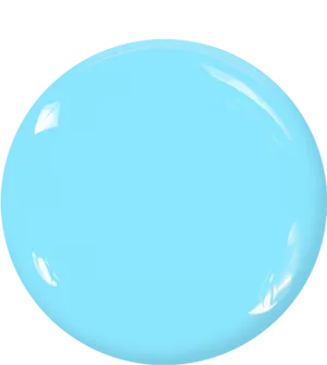 Glossy Blue Sphere Graphic PNG Image