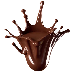 Glossy Chocolate Splash Png Frx PNG Image