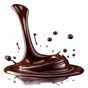 Glossy Chocolate Splash Png Xjq PNG Image