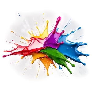 Glossy Color Splash Png 1 PNG Image