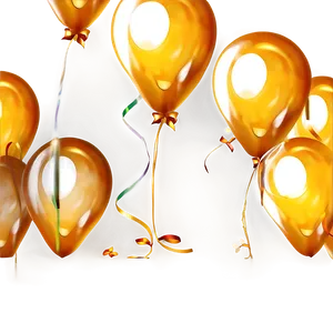 Glossy Gold Balloon Png Xrg PNG Image